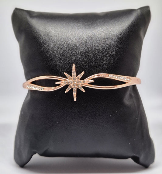 Flower Rose Gold Bracelet