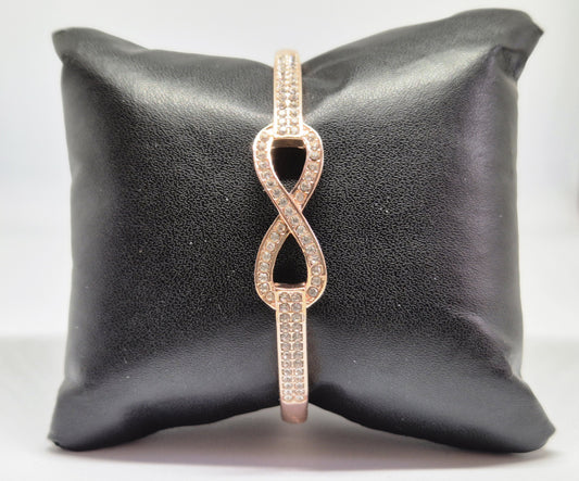 Infinity Diamond Rose Gold Bracelet